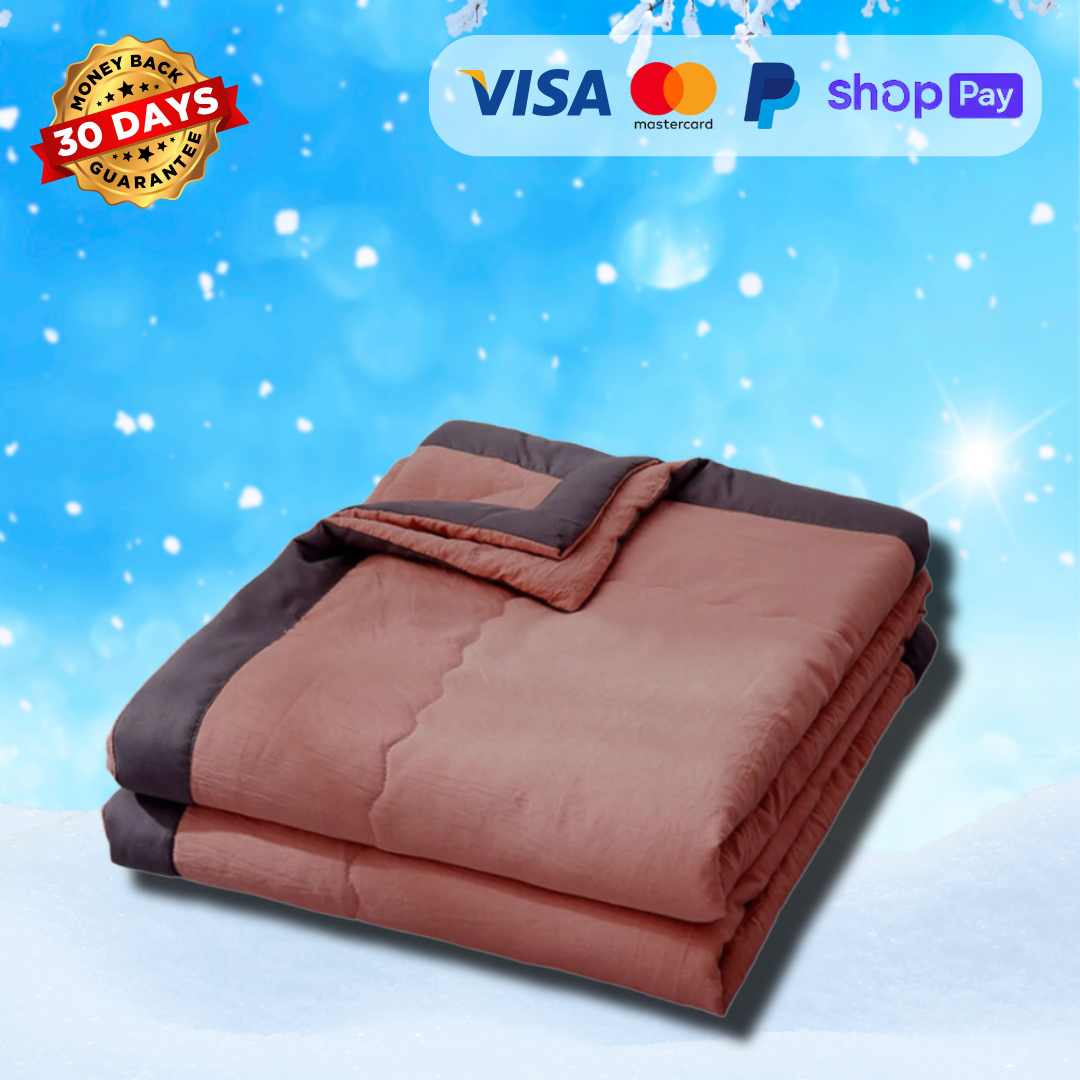 CoolNest™ | Premium Silk Cooling Bed Comforter