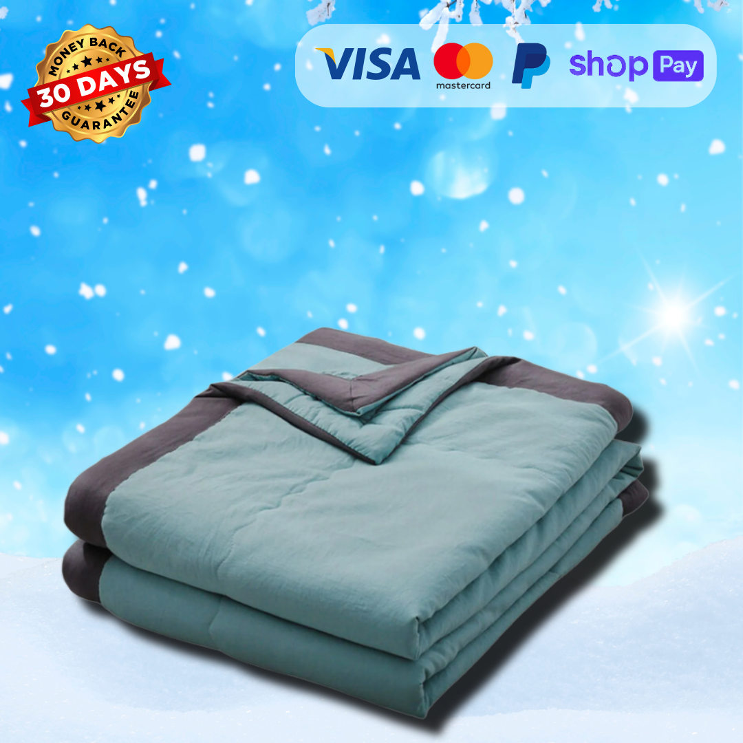 CoolNest™ | Premium Silk Cooling Bed Comforter