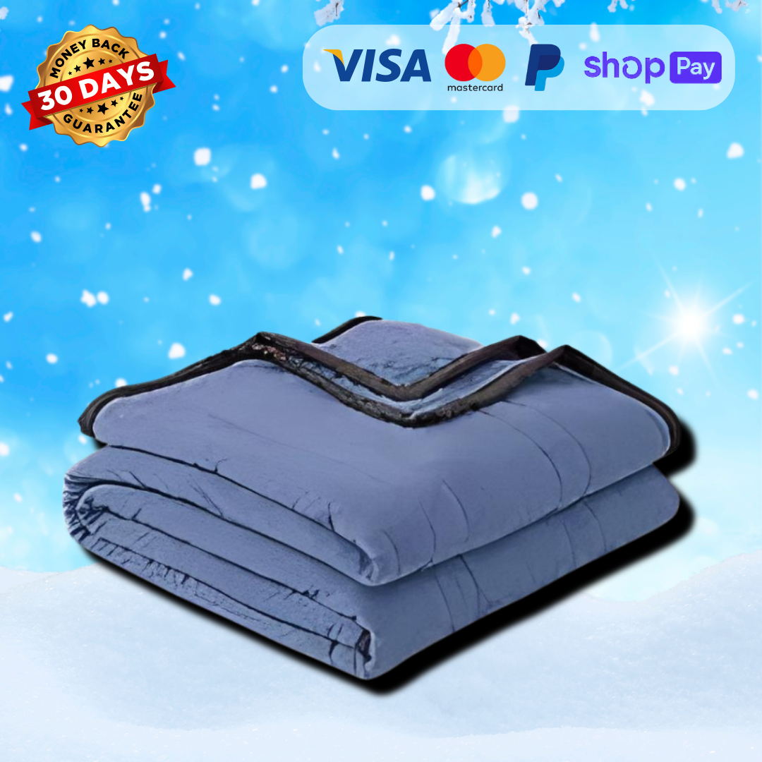 CoolNest™ | Premium Silk Cooling Bed Comforter