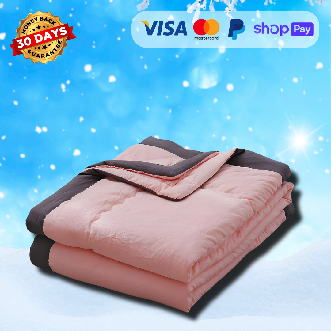 CoolNest™ | Premium Silk Cooling Bed Comforter