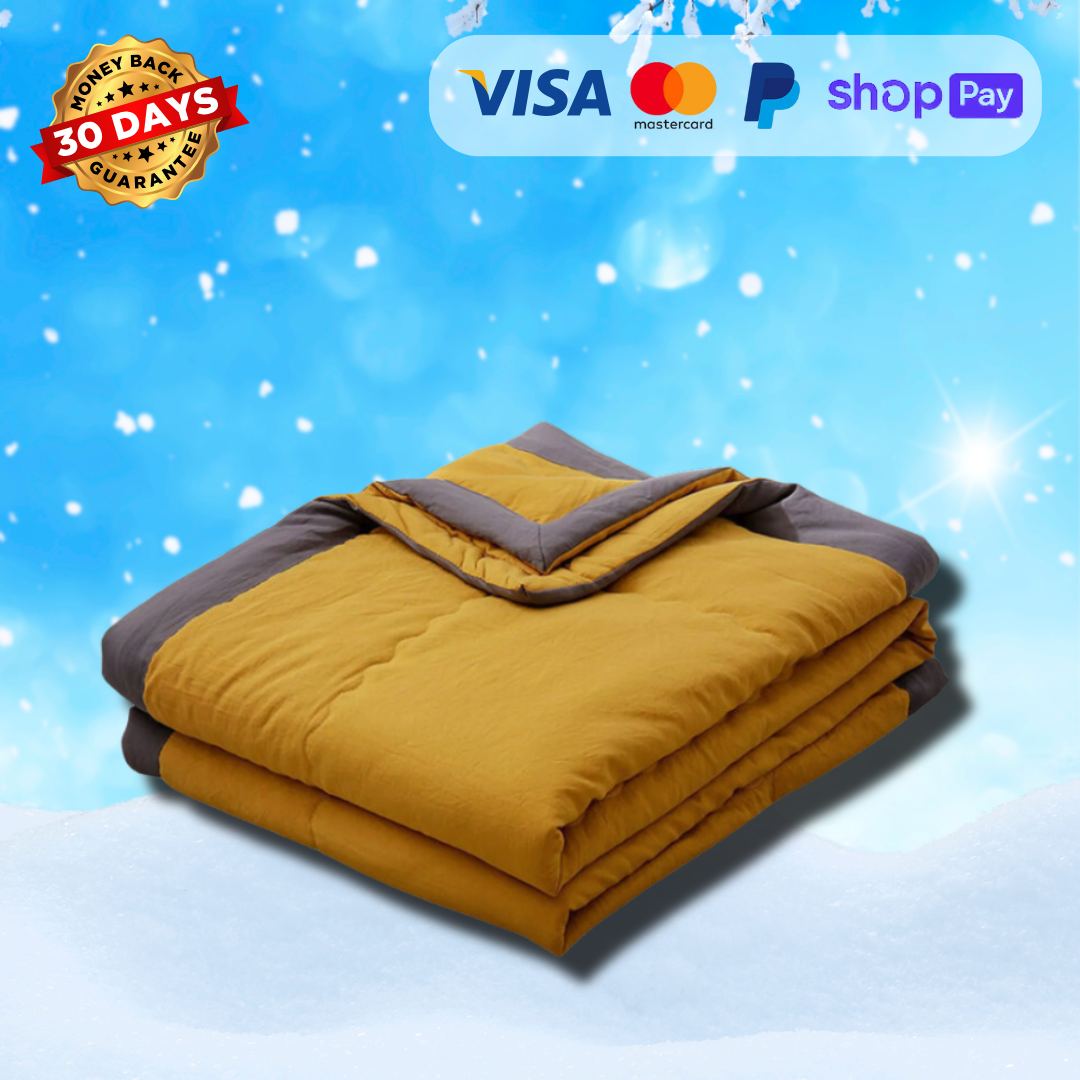 CoolNest™ | Premium Silk Cooling Bed Comforter